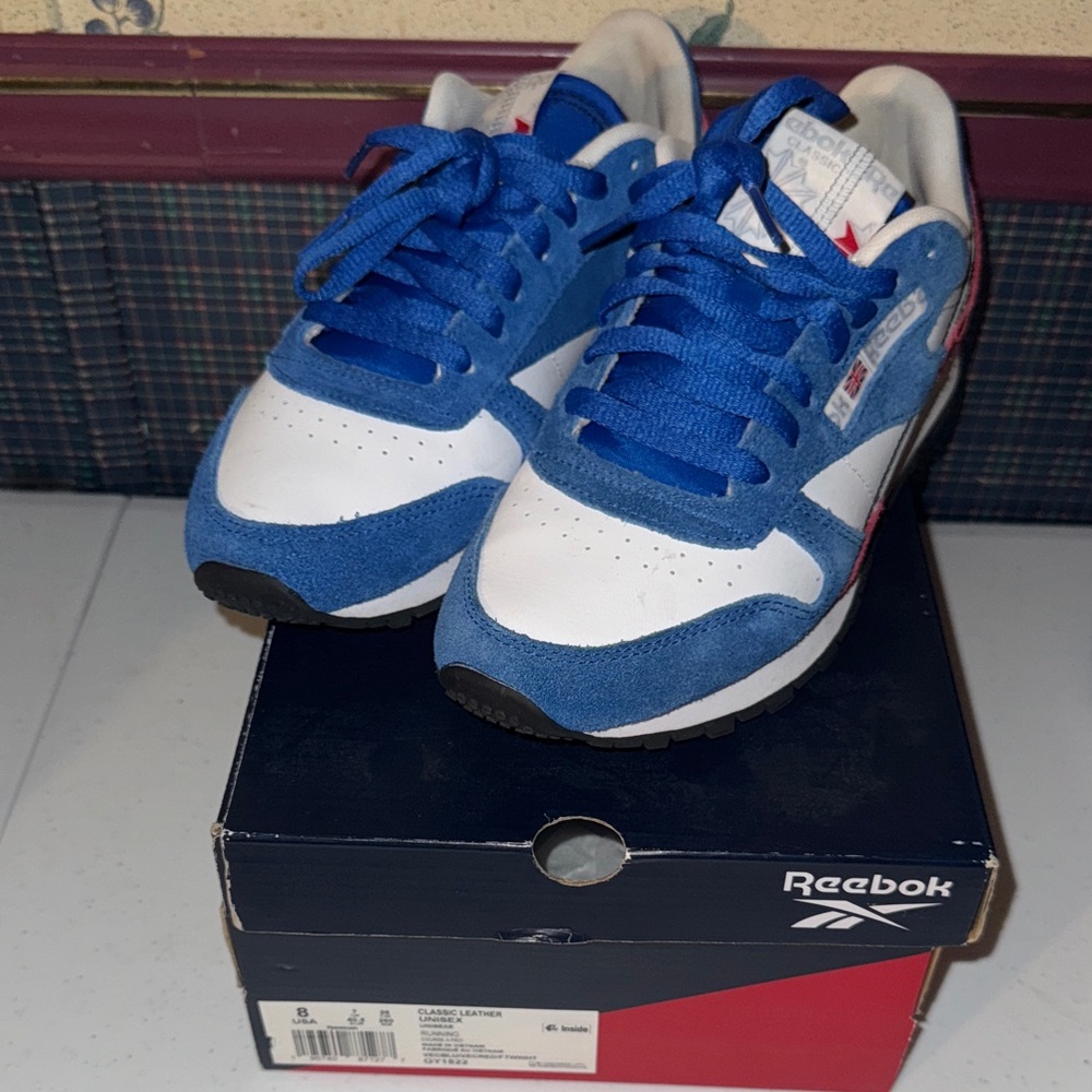Reebok Sneakers in Blue and White